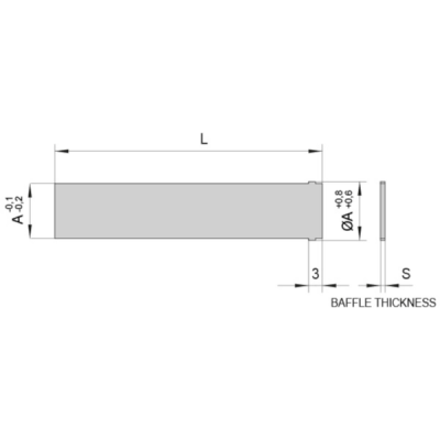 Přepážky rovné vnitřní - k nalisování