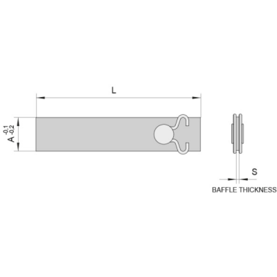 Přepážky rovné vnitřní - samosvorné