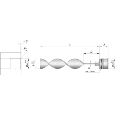 Přepážky spirálové vnější - Korekční sada